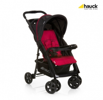 Прогулочная коляска Hauck Shopper Comfortfold — Black-Red