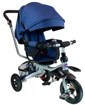 Велосипед детский трехколёсный Farfello TSTX012 — лён синий