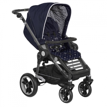 Прогулочная коляска Teutonia BeYou V4 Elite (шасси Graphite) — 6115-6175 Little Sailor