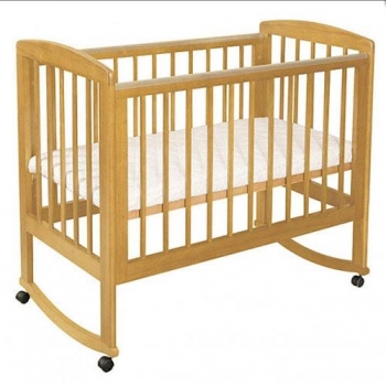 Детская кроватка Кубаньлесстрой Ромашка АБ 16.0 — Натуральный бук