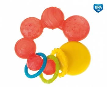 Прорезыватель водный охлаждающий Canpol Руль арт. 56/132, 0+ мес. — красный