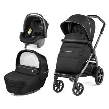 Коляска 3 в 1 Peg Perego Book SL Modular — Black Shine