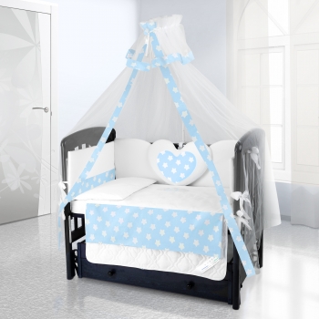 Балдахин на детскую кроватку Beatrice Bambini Bianco Neve — Grande Stella Verde