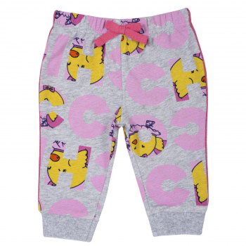 Брюки Chicco для девочек, с цыплятами, цвет серый