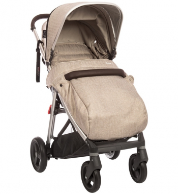 Прогулочная коляска Oyster Zero — Pebble с накидкой на ножки
