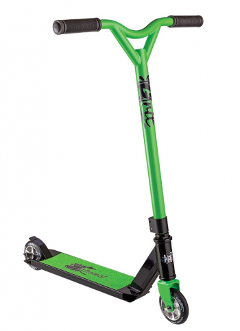 Трюковой самокат Grit Extremist — черный-зеленый