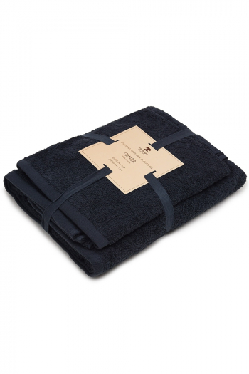 Набор махровых полотенец Традиция GINZA 2 шт — Темно-серый