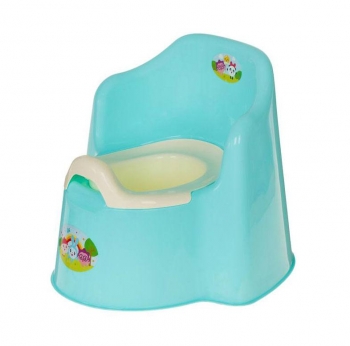 Горшок детский Little Angel "I'm" "Малышарики" — бирюзовый