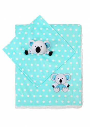 Плед BabyOno Minky в подарочной упаковке — Мята