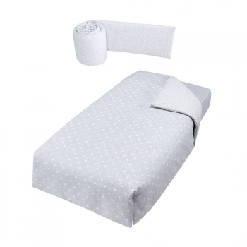 Бортики и покрывало для колыбели Micuna Galaxy TX-1732 — Galaxy Grey