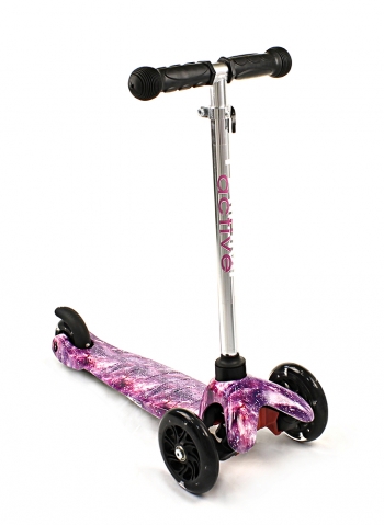 Трехколесный самокат Triumf Active Mini Up Flash Print SKL-06AHP — фиолетовый