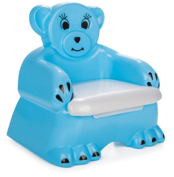 Детский горшочек-кресло Pilsan "Bobo" — голубой