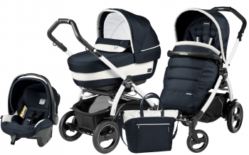 Коляска 3 в 1 Peg Perego Book 51 S Elite Set Modular (шасси White/Black)