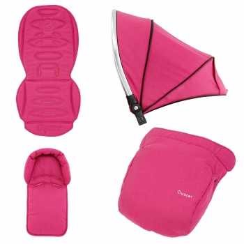 Colour pack для Oyster2/MAX (капюшон, текстиль, накидка на ноги) — Wow Pink