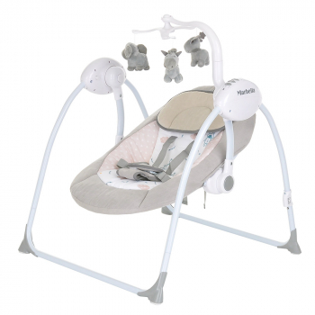 Электрокачели Pituso Marbella — Dark Grey/Темно-серый Мишки