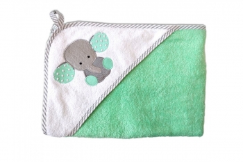 Полотенце для купания Uviton Baby 100*100см — слоник