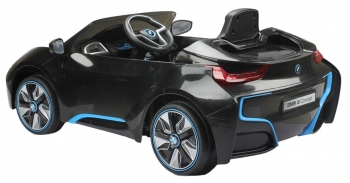 Электромобиль Farfello BMW i8 Ride-On JE168 — черный пластик