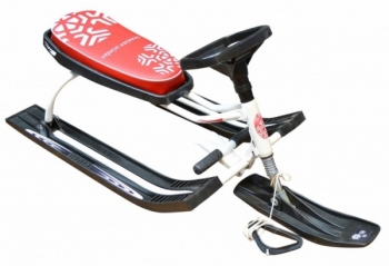 Снегокат Барс Русская Зима — белый