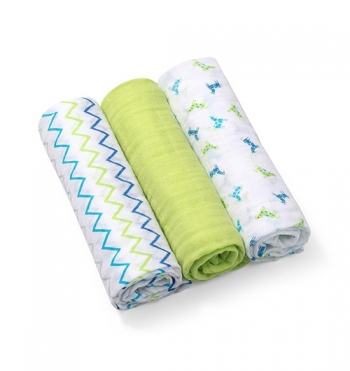 Набор пеленок BabyOno (3 шт) — Green