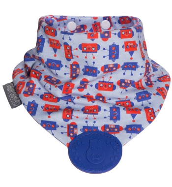 Нагрудник с грызунчиком базовый Cheeky Chompers — роботы