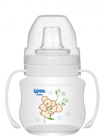 Поильник-Непроливайка WeeBaby с ручками , 125 мл — Коала