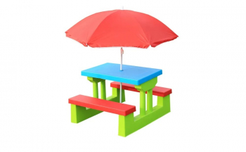 Стол садовый с зонтом UNIX Kids Garden 