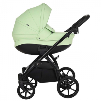 Коляска 3 в 1 Tutis Nanni Кожа (2022) — Кожа Фисташка