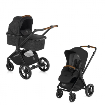 Коляска 2 в 1 Jane Muum Pro  — Cold Black