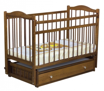 Детская кроватка Farfello Колибри 6 — орех