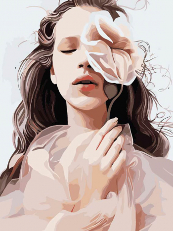 Картина по номерам ТМ Цветной 40х50 на подрамнике, арт. MG — MG2111 Нежная красота