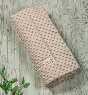 Плед Amarobaby 87х100 Tender Feeling — кофе