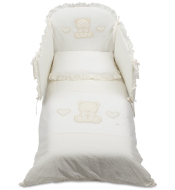 Постельный комплект Italbaby Amore 5 предметов  — крем