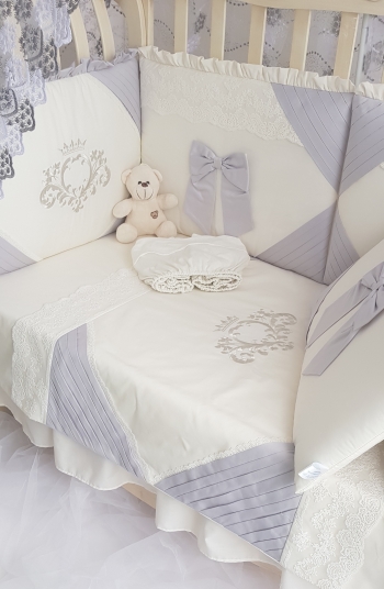 Комплект постельного белья Eco Line Alicia — Серый