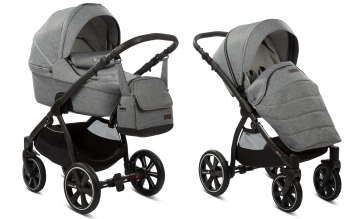 Коляска 2 в 1 Noordi Fjordi Sport — Grey 814 (с термолюлькой)