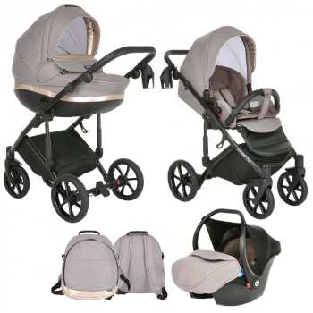 Коляска 3 в 1 Tutis Mimi Style (2021) — Amber Gold
