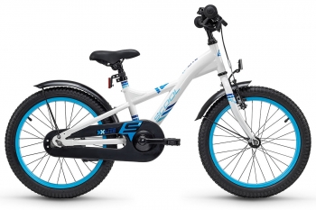 Велосипед SCOOL XXlite 18 steel — Белый