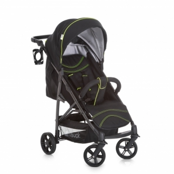Прогулочная коляска Hauck Rapid 4S — caviar/neon yellow