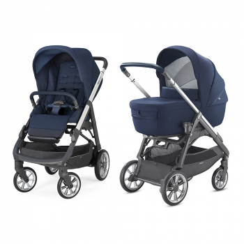 Коляска 2 в 1 Inglesina Aptica System Duo — Portland Blu/Graphite Blue Navy