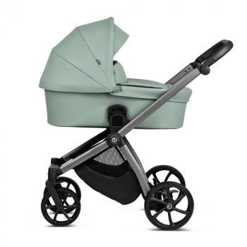 Коляска 2 в 1 Tutis Mio Leather — Sage