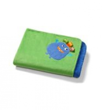 Плед BabyOno двухсторонний с микрофиброй — Зеленый Monster