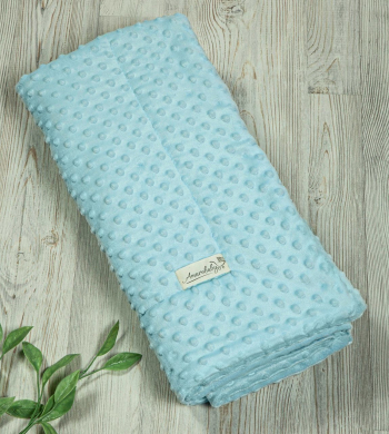 Плед Amarobaby 87х100 Tender Feeling — голубой