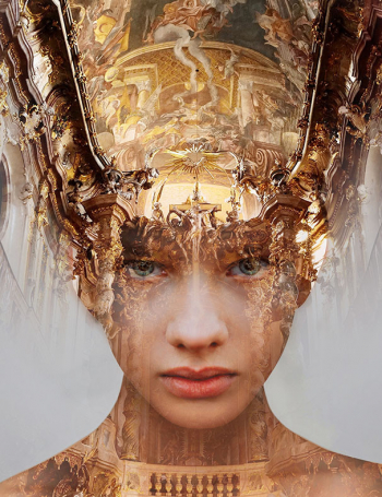 Картина по номерам ТМ Цветной 40х50 на подрамнике, арт. MG — MG2424 Магический взгляд