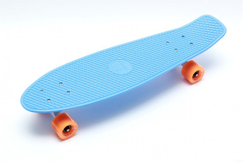 Скейтборд Triumf Active 27" TLS-402 — синий с оранжевыми колесами