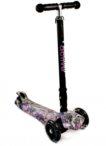 Трехколесный самокат Triumf Active Maxi Plus Print SKL-07CLP — черный