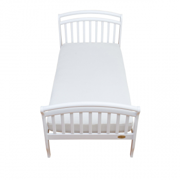 Простыня трикот. натяжная (150-160*70-80) Giovanni — БЕЛАЯ