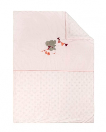 Плед 100х135 см Nattou — Adele Valentine Слоник и Мышка 424448