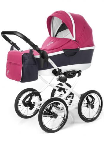 Коляска для новорожденных Esspero Classic Alu (шасси White) — Camellia