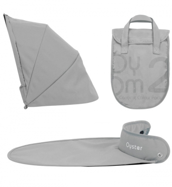 Colour pack для спального блока Oyster (капюшон, накидка на ноги) — Pure Silver