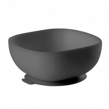 Силиконовая тарелка Beaba Silicone Suction Bowl GR — Grey