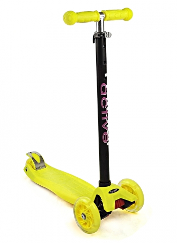 Трехколесный самокат Triumf Active Maxi Flash SKL 07-L — желтый